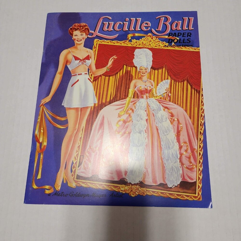 Lucille Ball Paper Doll Book - Lucy Uncut - 2009 Hollywood Star Comedian